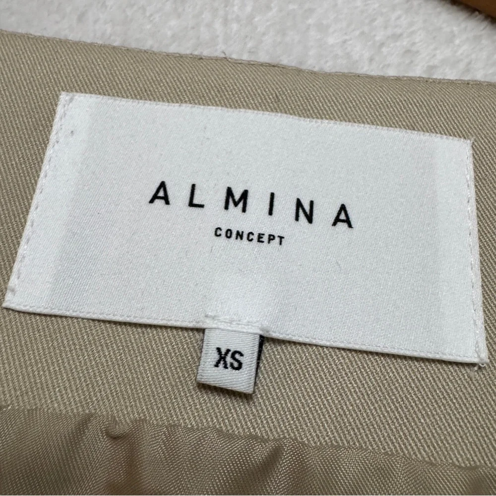 Almina Concept sz XS Tencel Vest Gilet in Beige - Picture 7 of 11